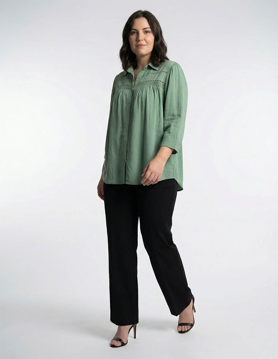 Blusa davinchy manga 3/4 para mujer