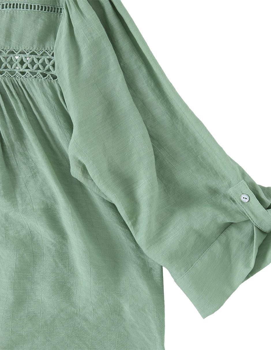 Blusa davinchy manga 3/4 para mujer