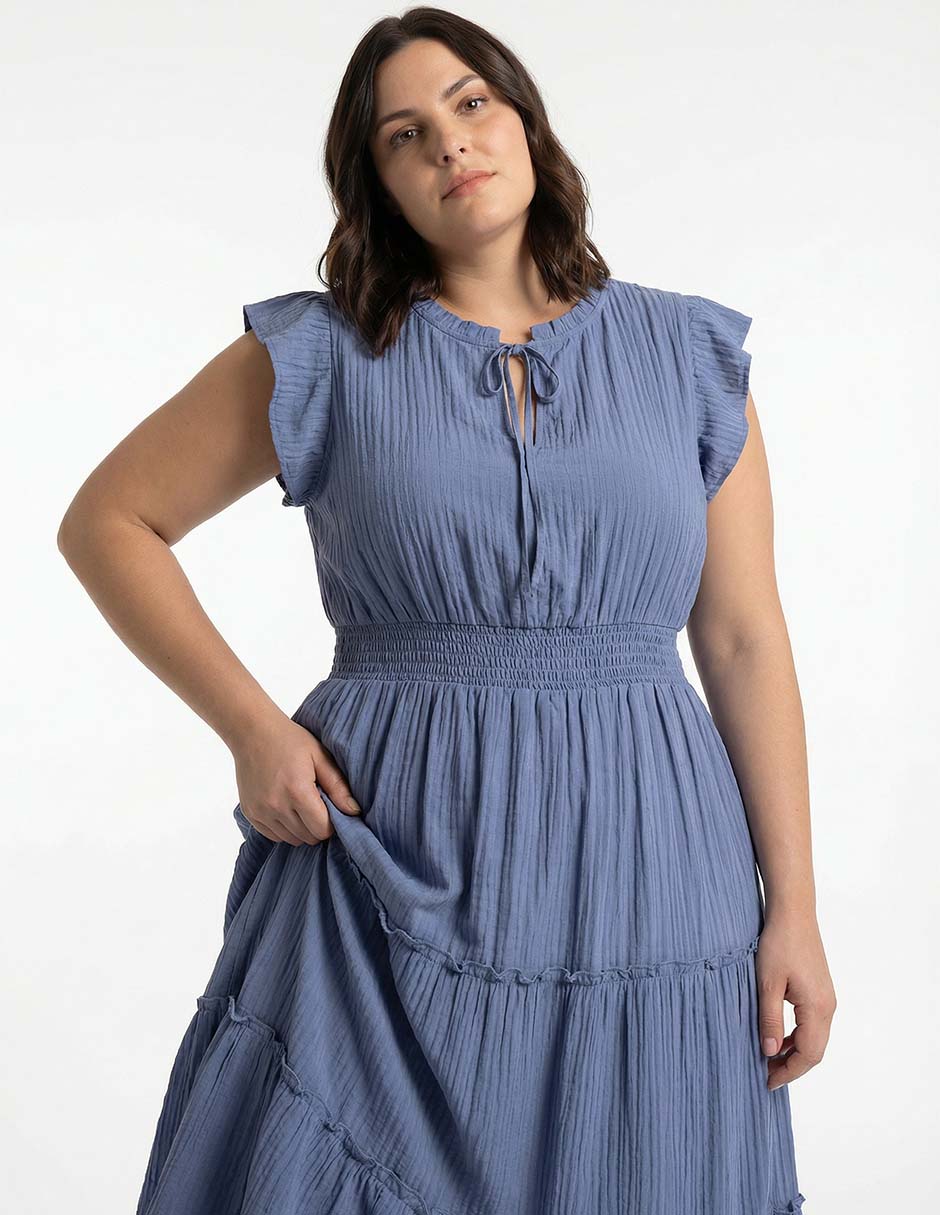 Vestido largo casual vestido "para mujer" 4