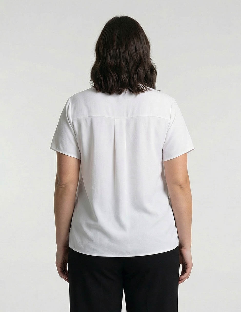 Blusa manga corta para mujer 5