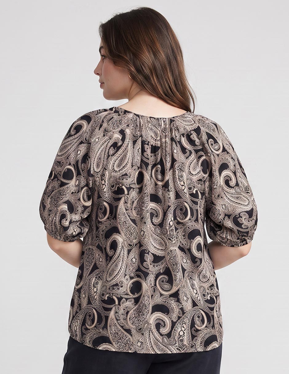 Blusa manga 3/4 para mujer