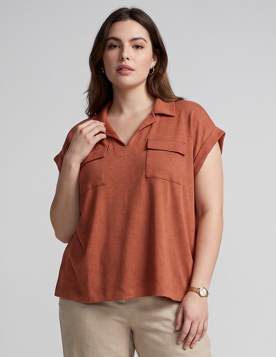 Blusa manga corta para mujer Blusa manga corta para mujer