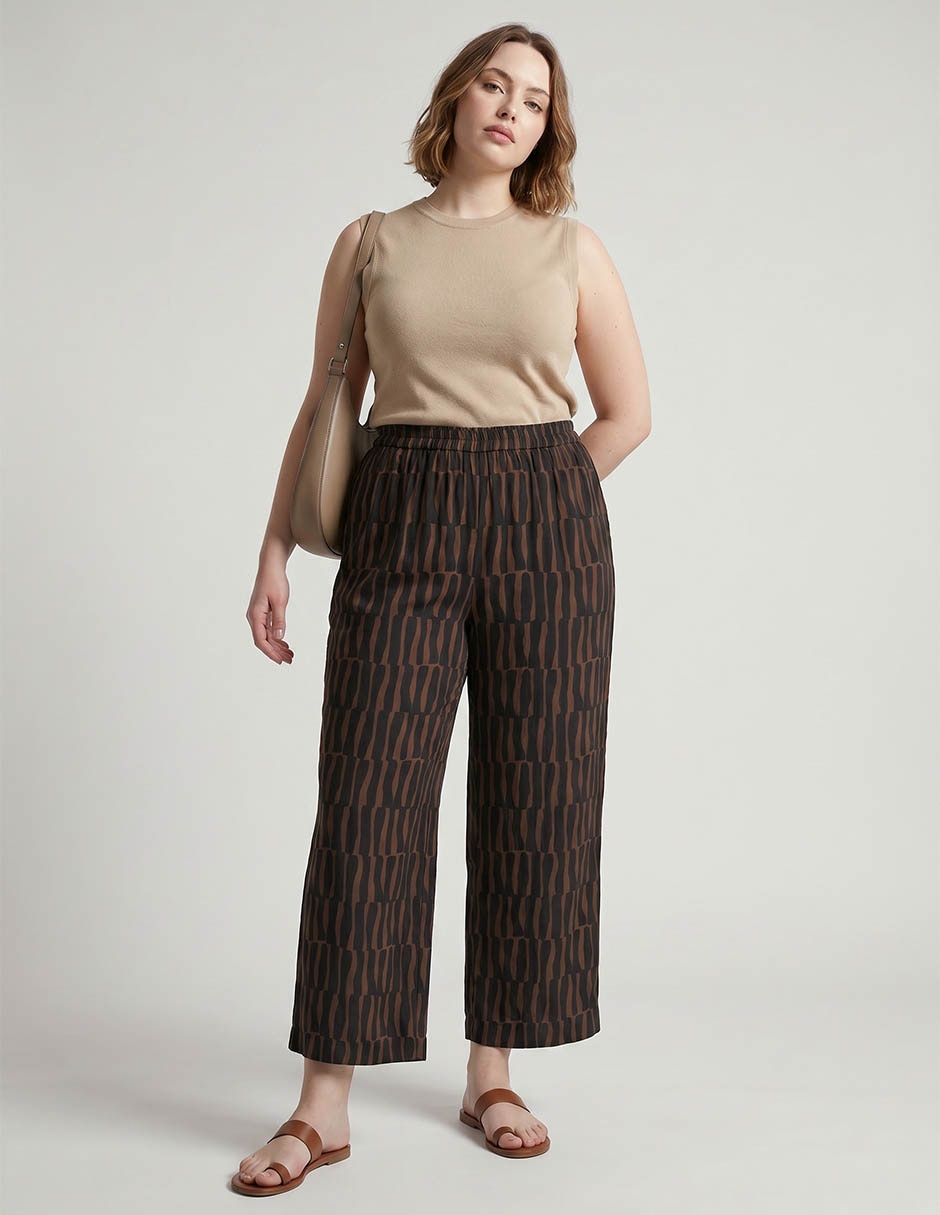 Pantalón amplio para mujer 3