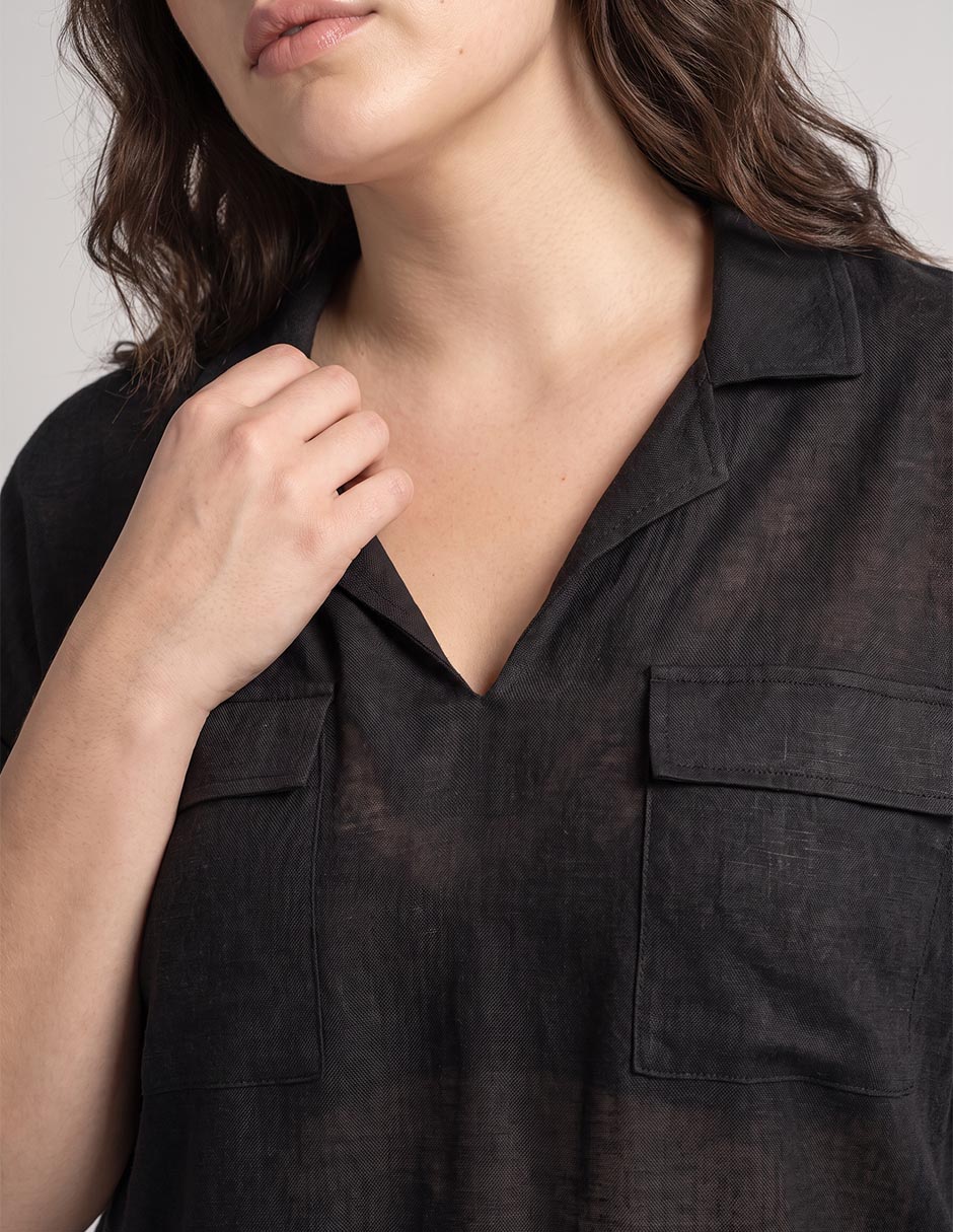 Blusa manga corta para mujer 2