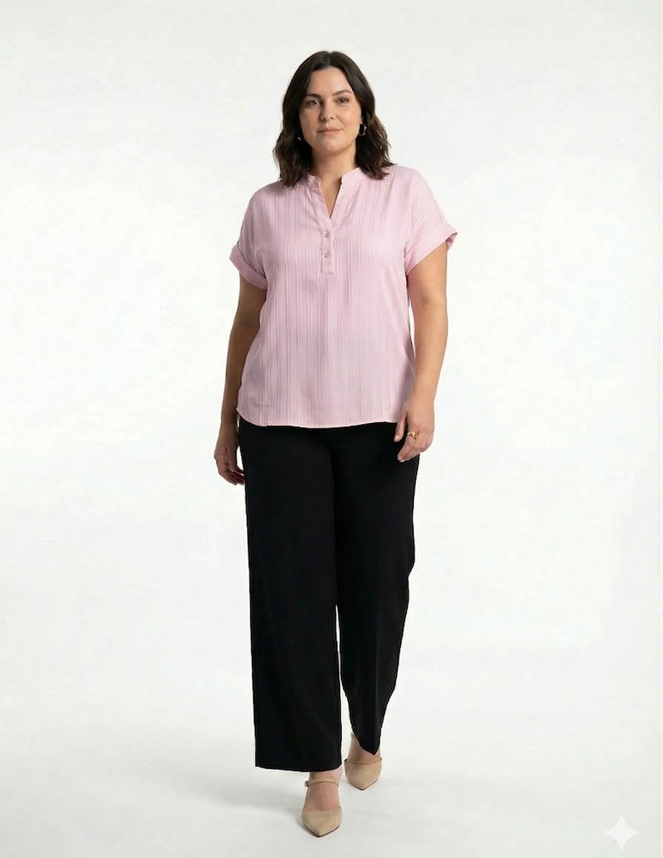 Blusa manga corta para mujer 3