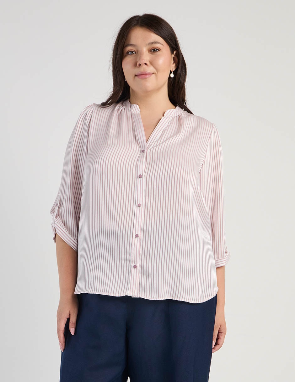 Blusa manga 3/4 para mujer