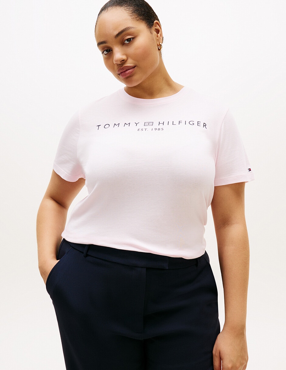 Playera manga corta cuello redondo mujer Playera manga corta cuello redondo mujer