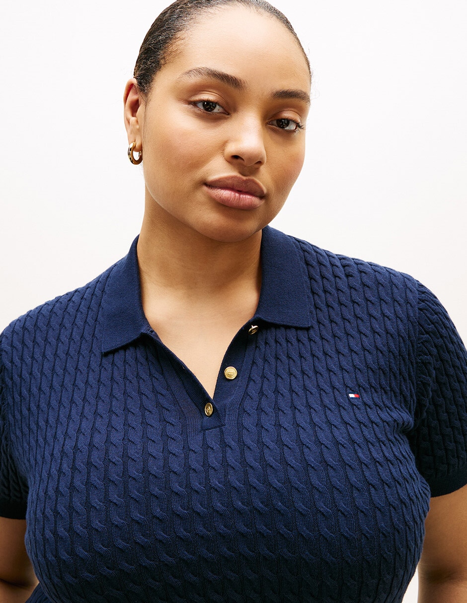 Playera tipo polo para mujer 2