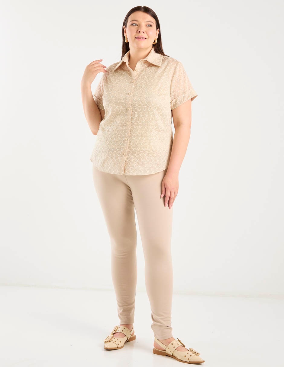 Legging a la cintura con elástico para mujer 3