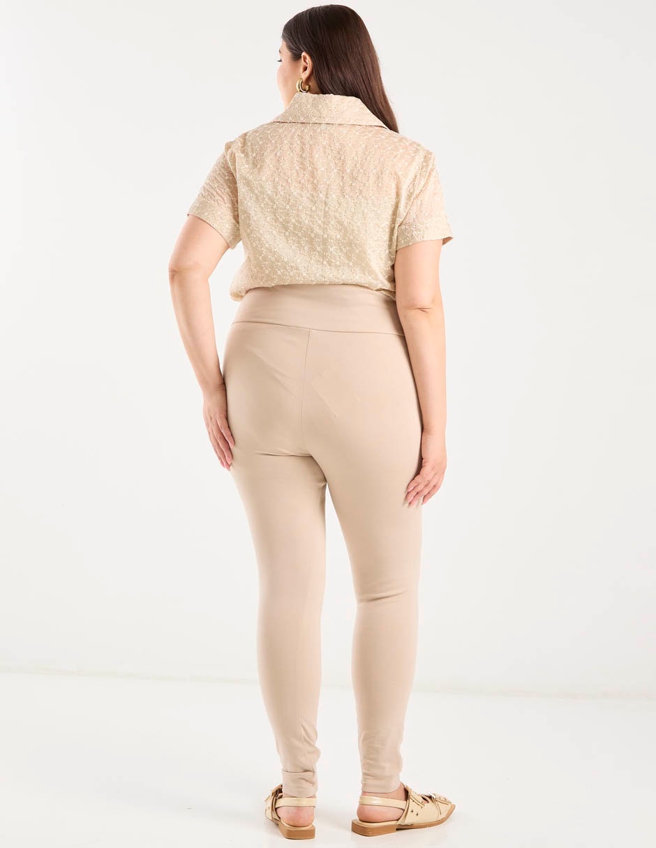 Legging a la cintura con elástico para mujer 6