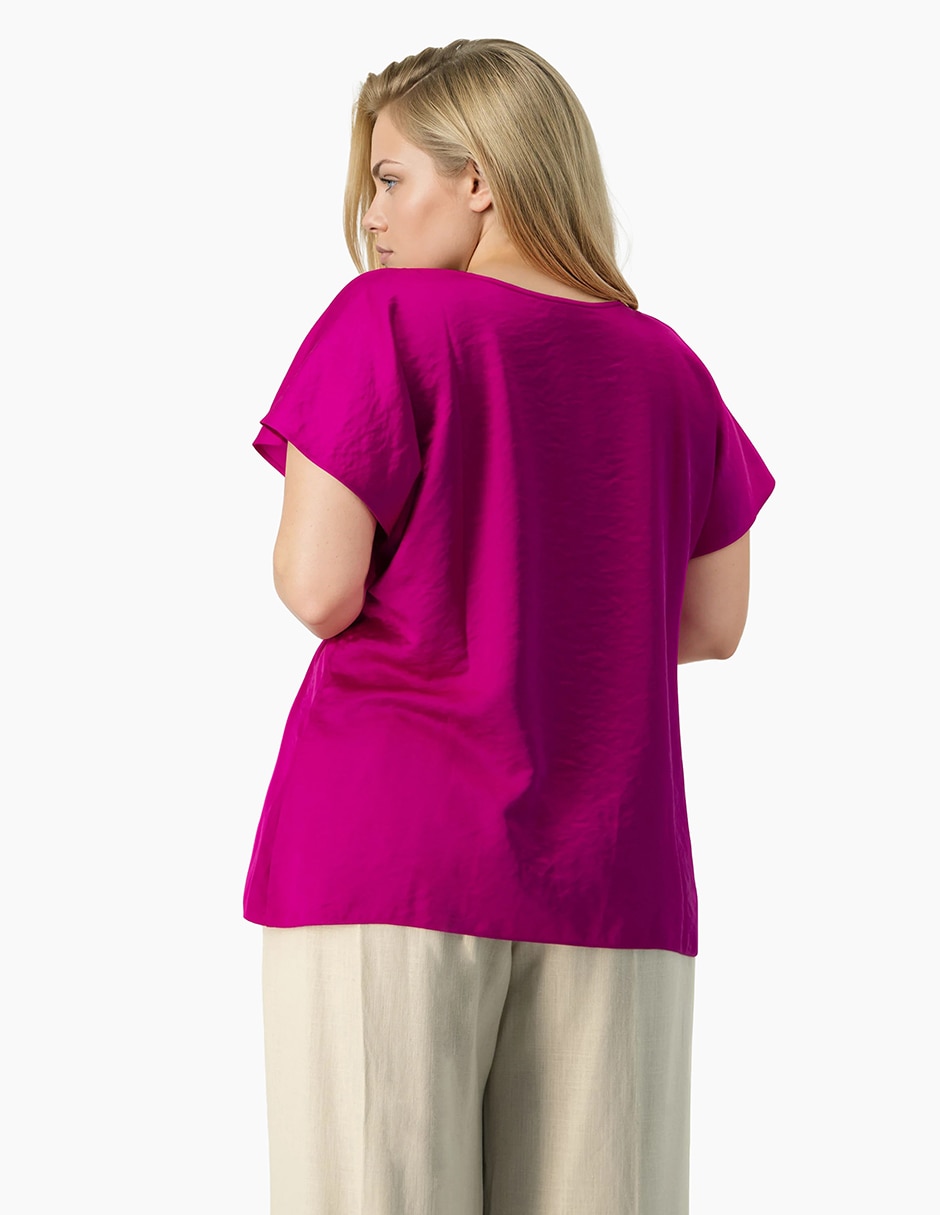 Blusa manga corta para mujer 2