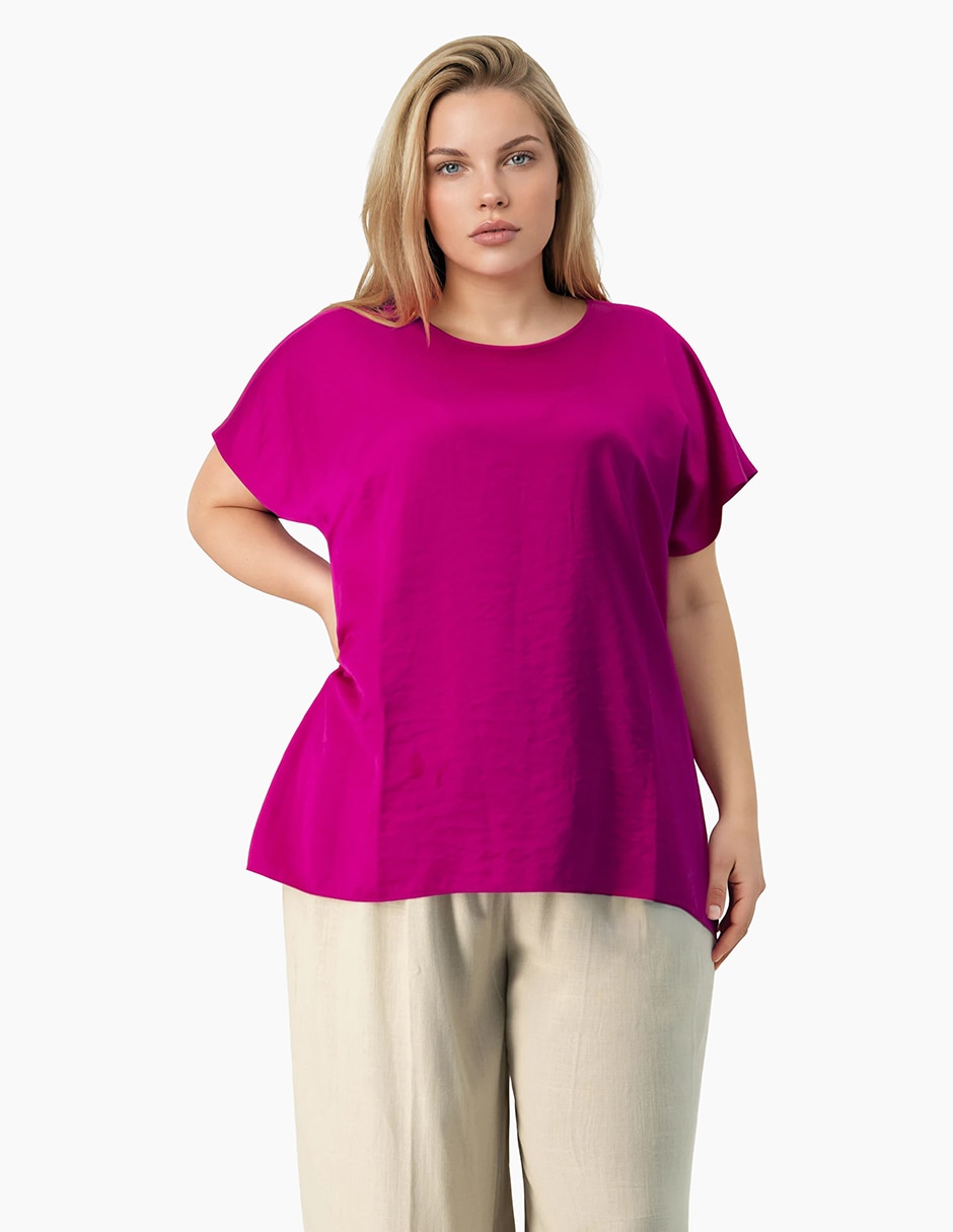 Blusa manga corta para mujer 1