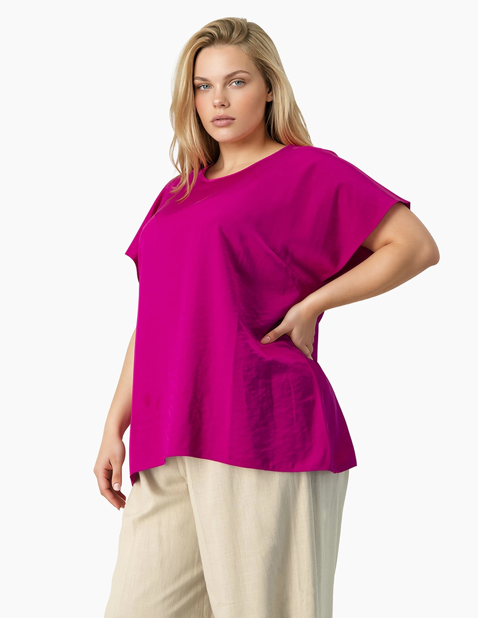 Blusa manga corta para mujer 12