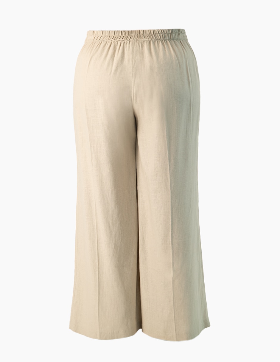 Pantalón regular amplio para mujer 15