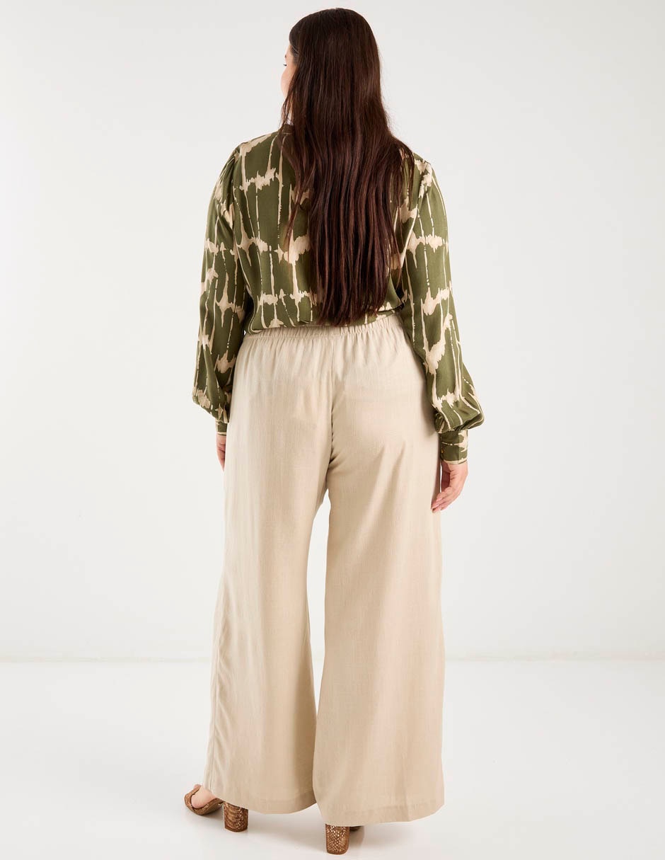 Pantalón relaxed amplio para mujer 4