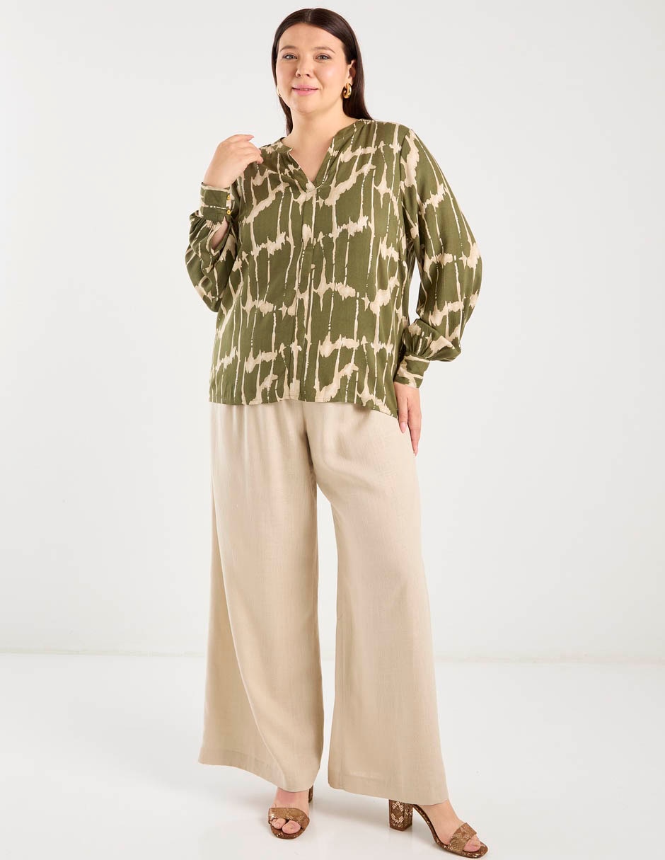 Pantalón relaxed amplio para mujer 5