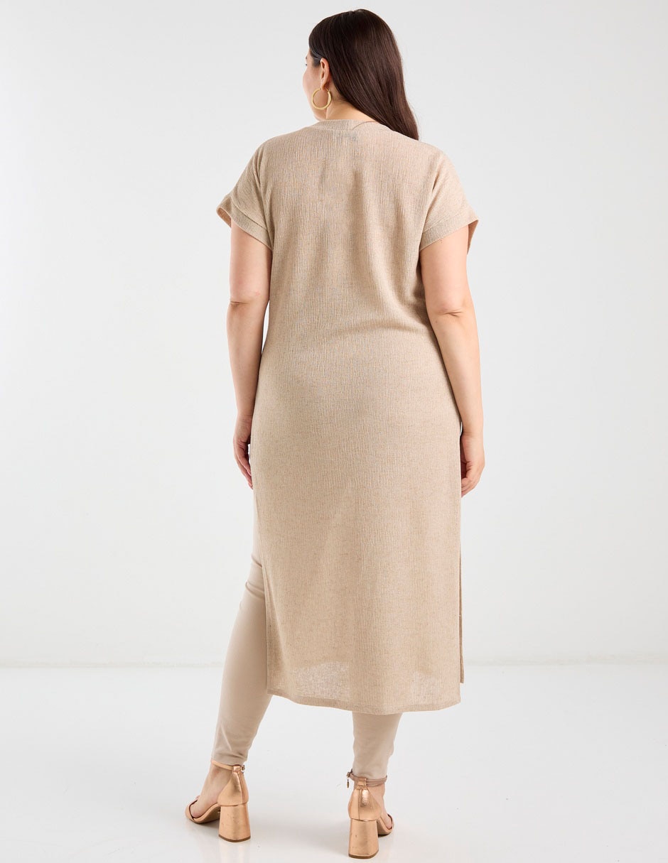 Blusa túnica manga corta para mujer 24