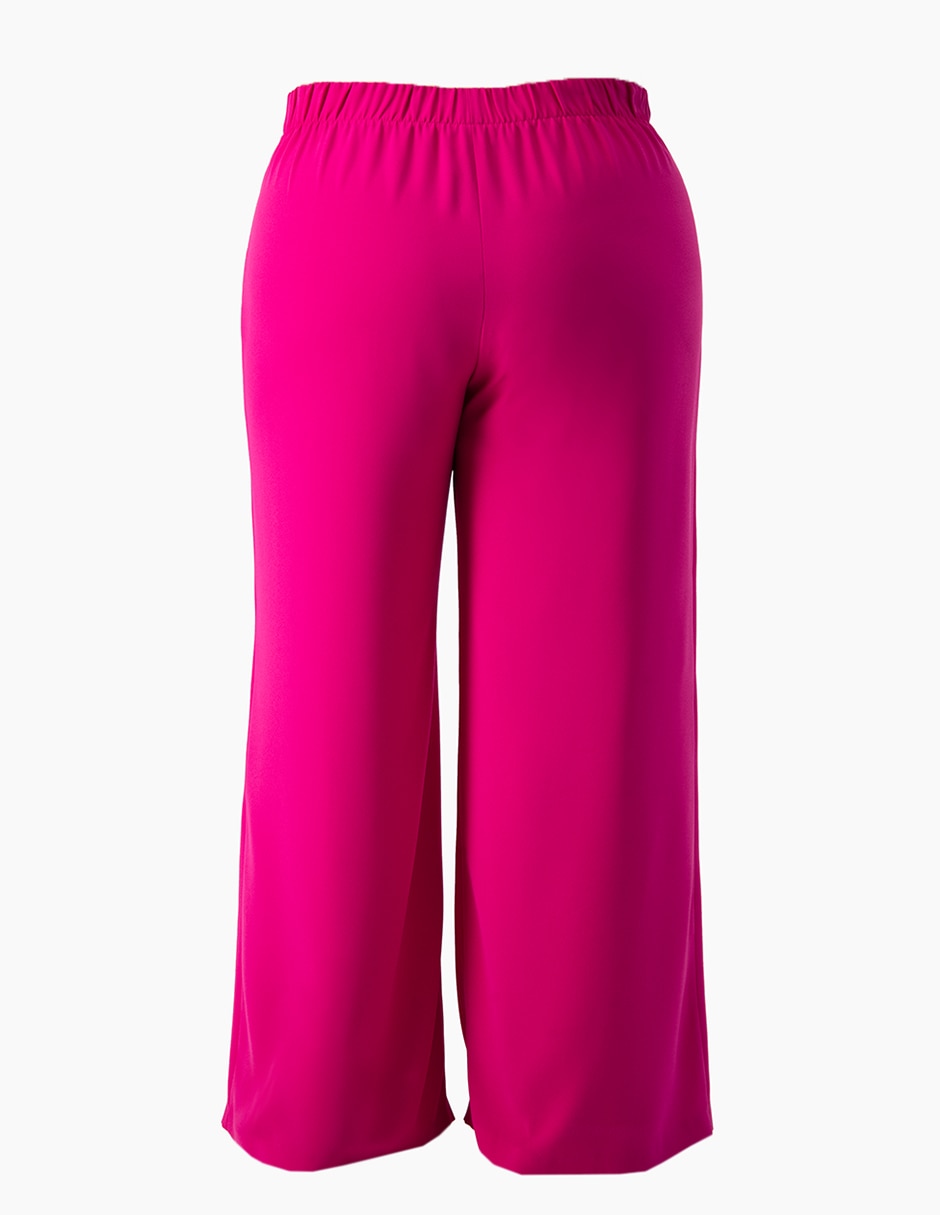 Pantalón relaxed Ivonne Plus amplio para mujer