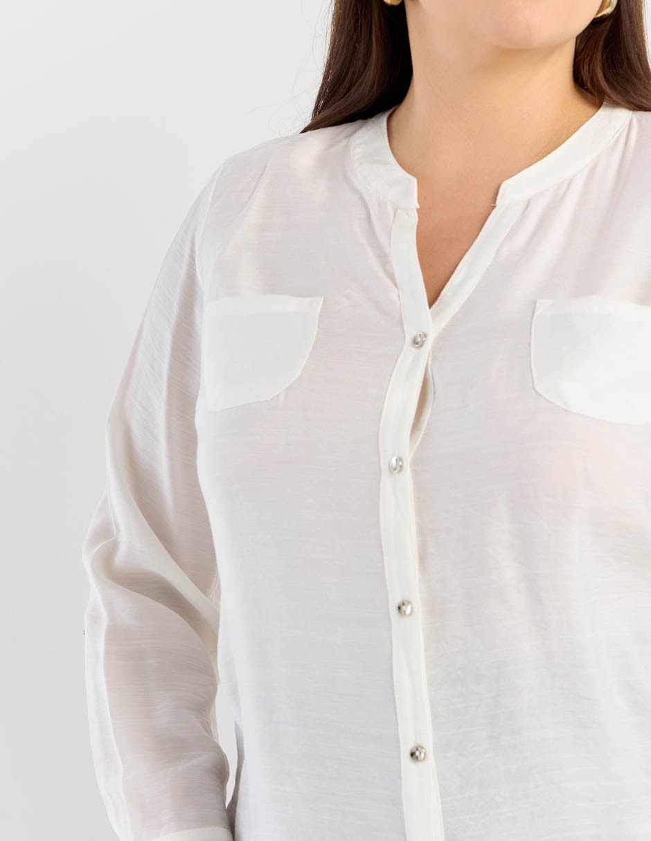 Blusa Davinchy manga 3/4 para mujer