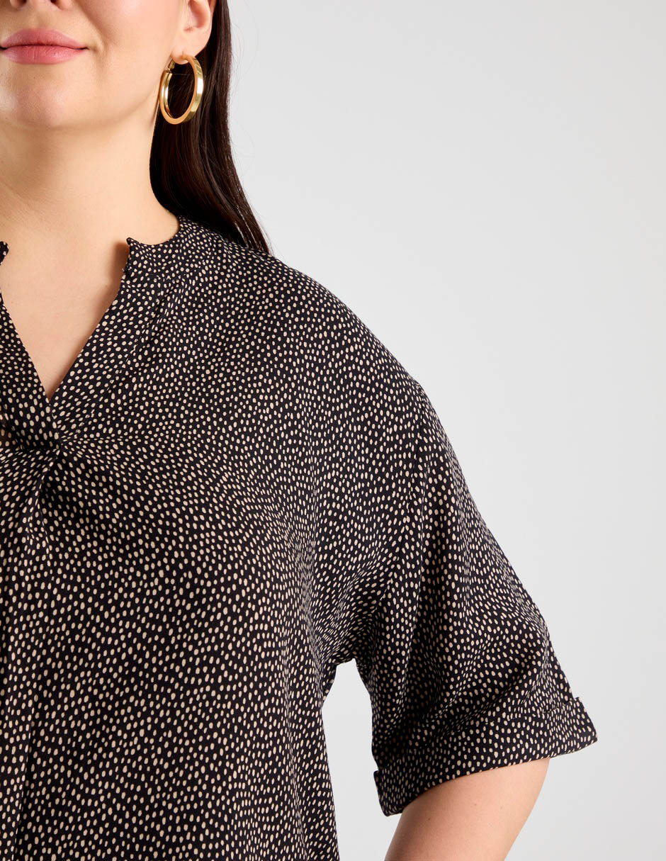 Blusa ninguno "manga" corta "para mujer" 4