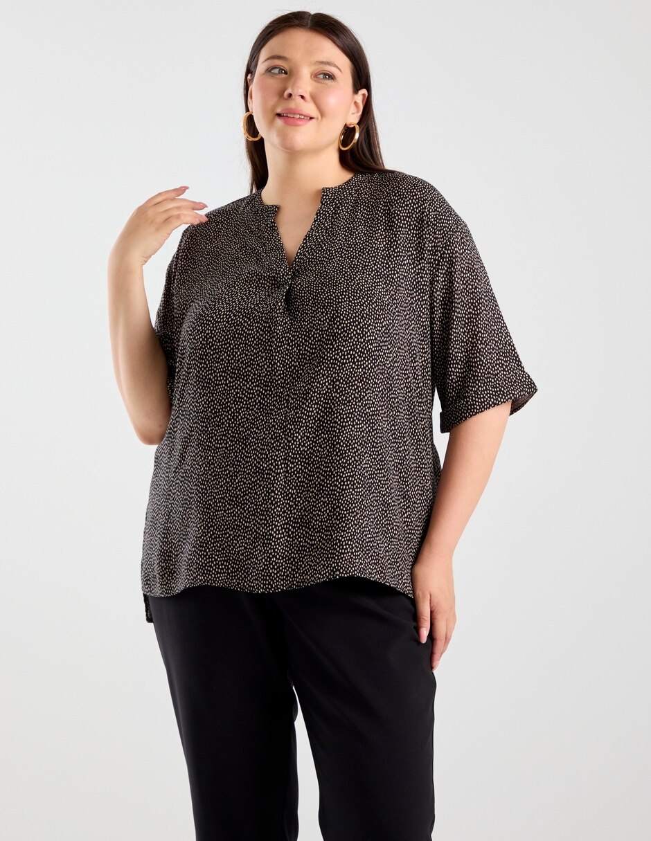 Blusa manga corta para mujer 2