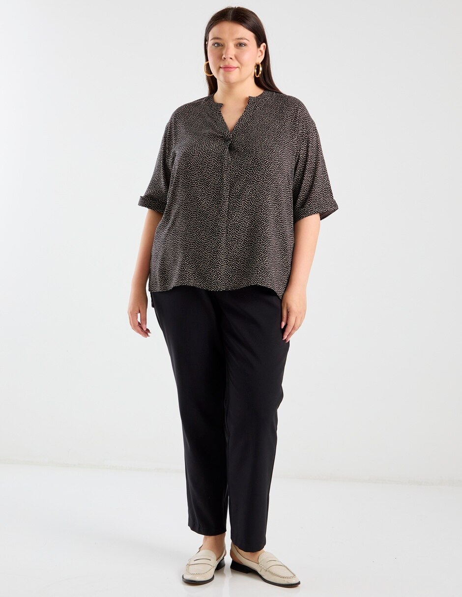Blusa manga corta para mujer 3