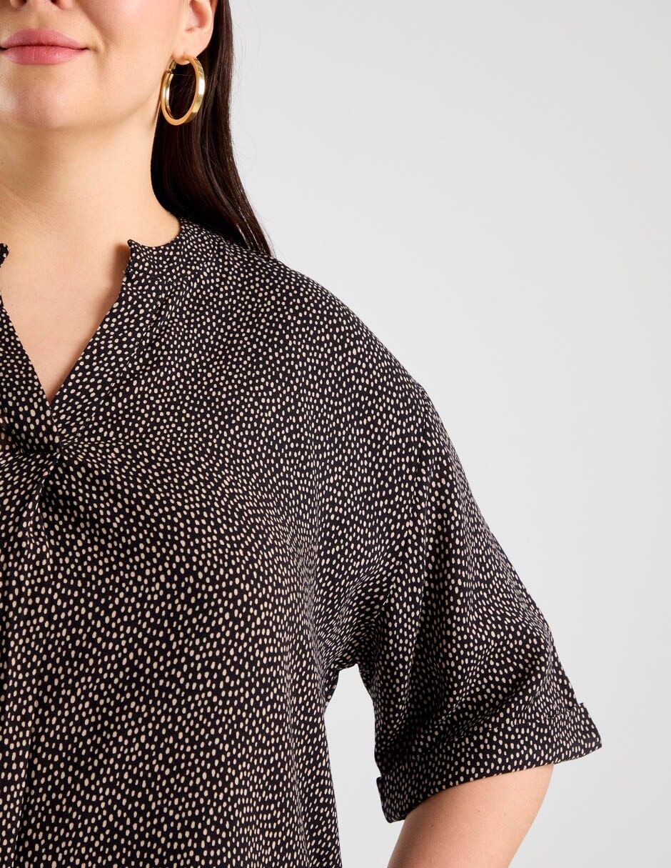 Blusa manga corta para mujer 5