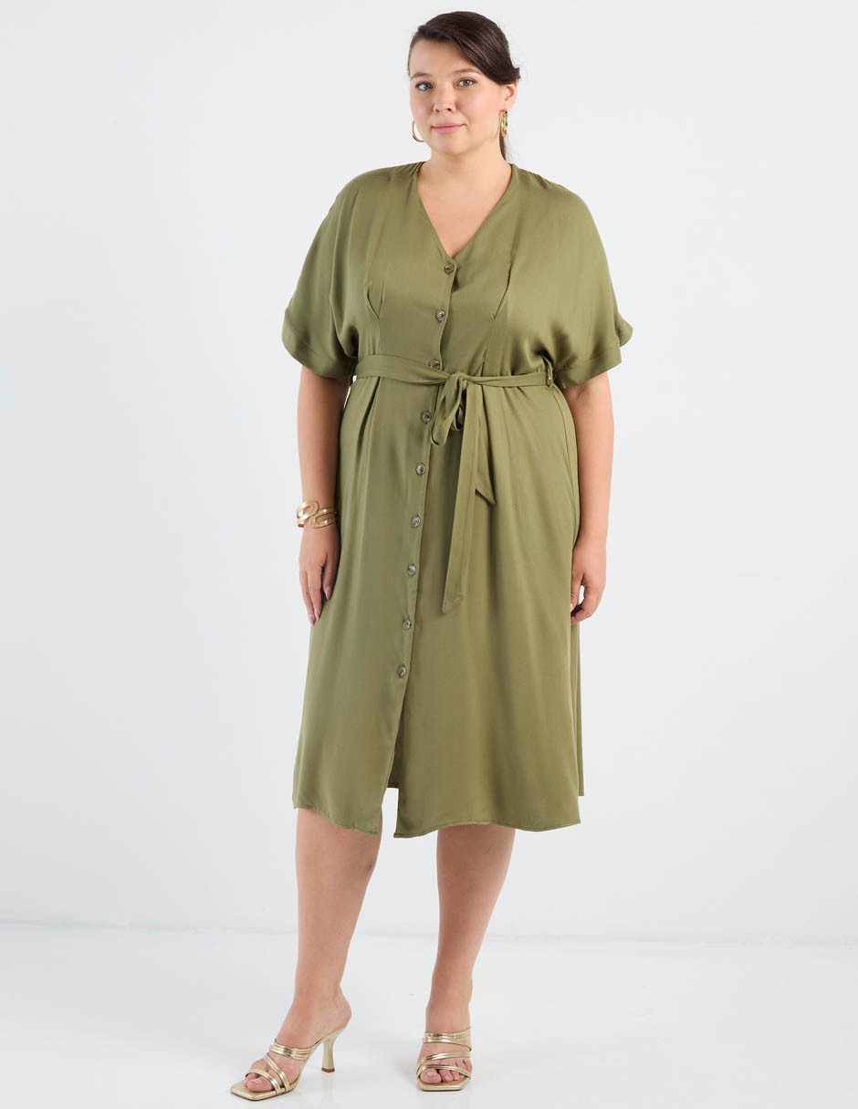 Vestido midi casual para mujer Vestido midi casual para mujer
