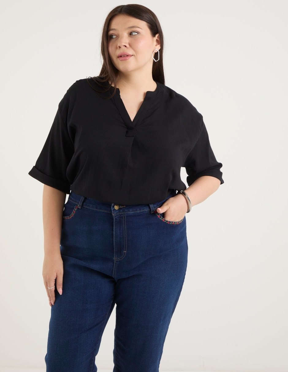 Blusa manga corta para mujer Blusa manga corta para mujer