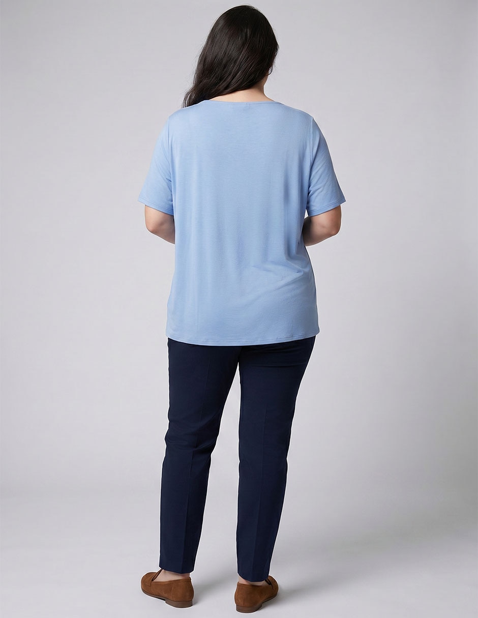 Blusa manga corta para mujer 2