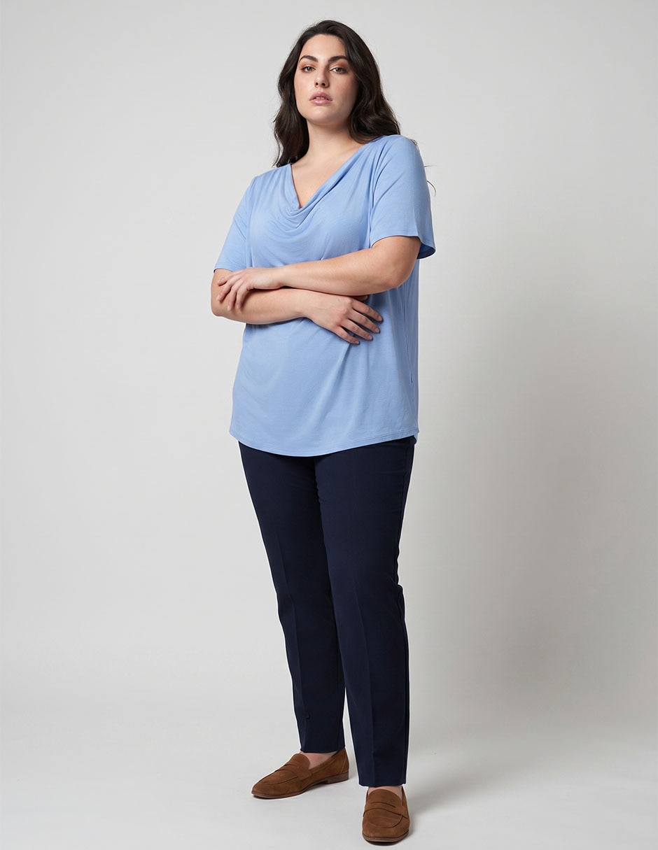 Blusa manga corta para mujer 3