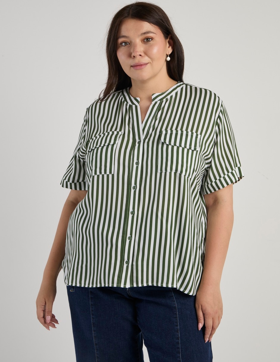 Blusa manga corta para mujer 1