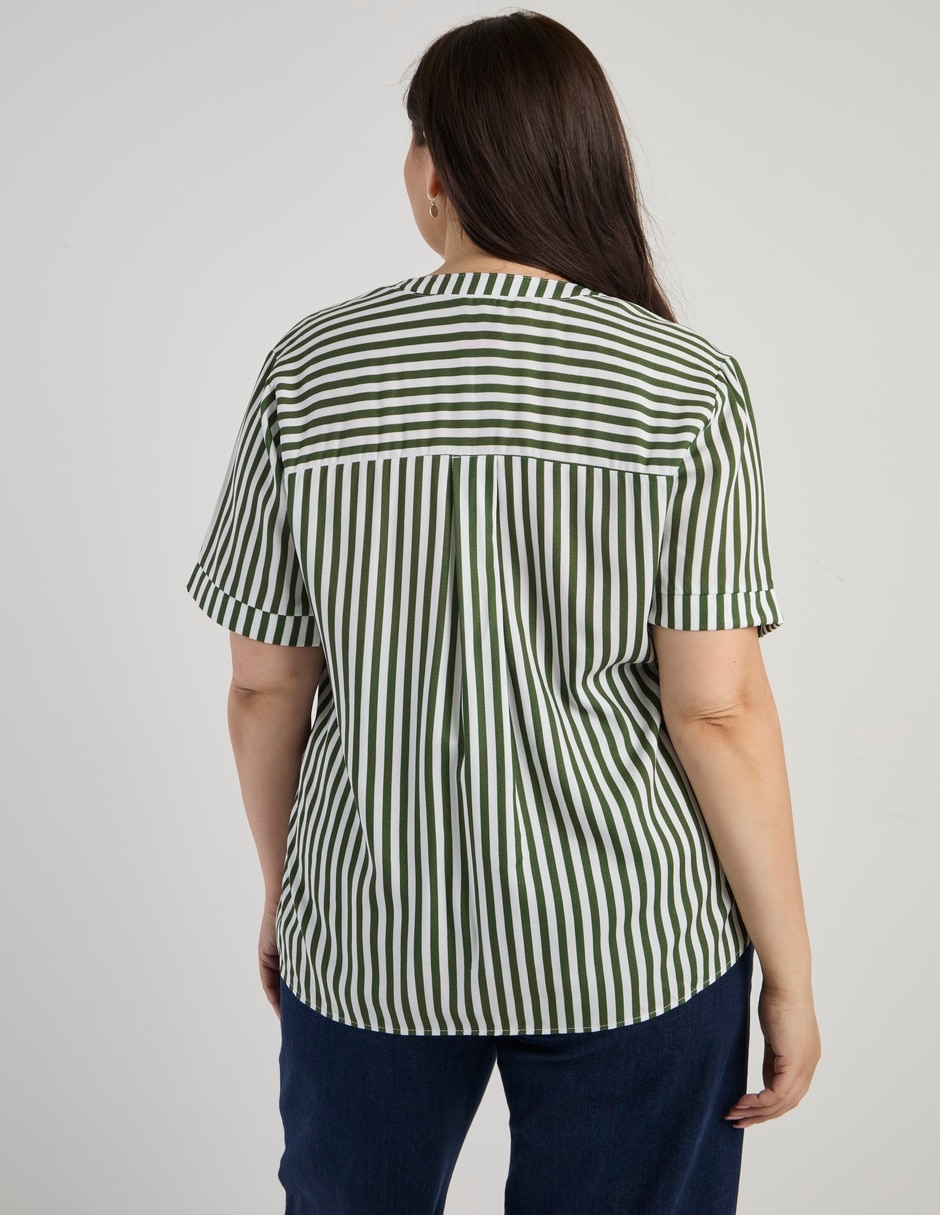 Blusa manga corta para mujer 7