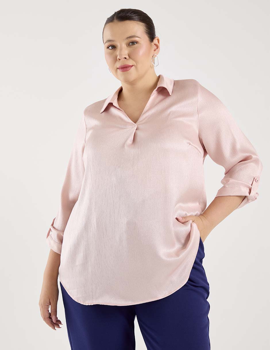 Blusa manga 3/4 para mujer