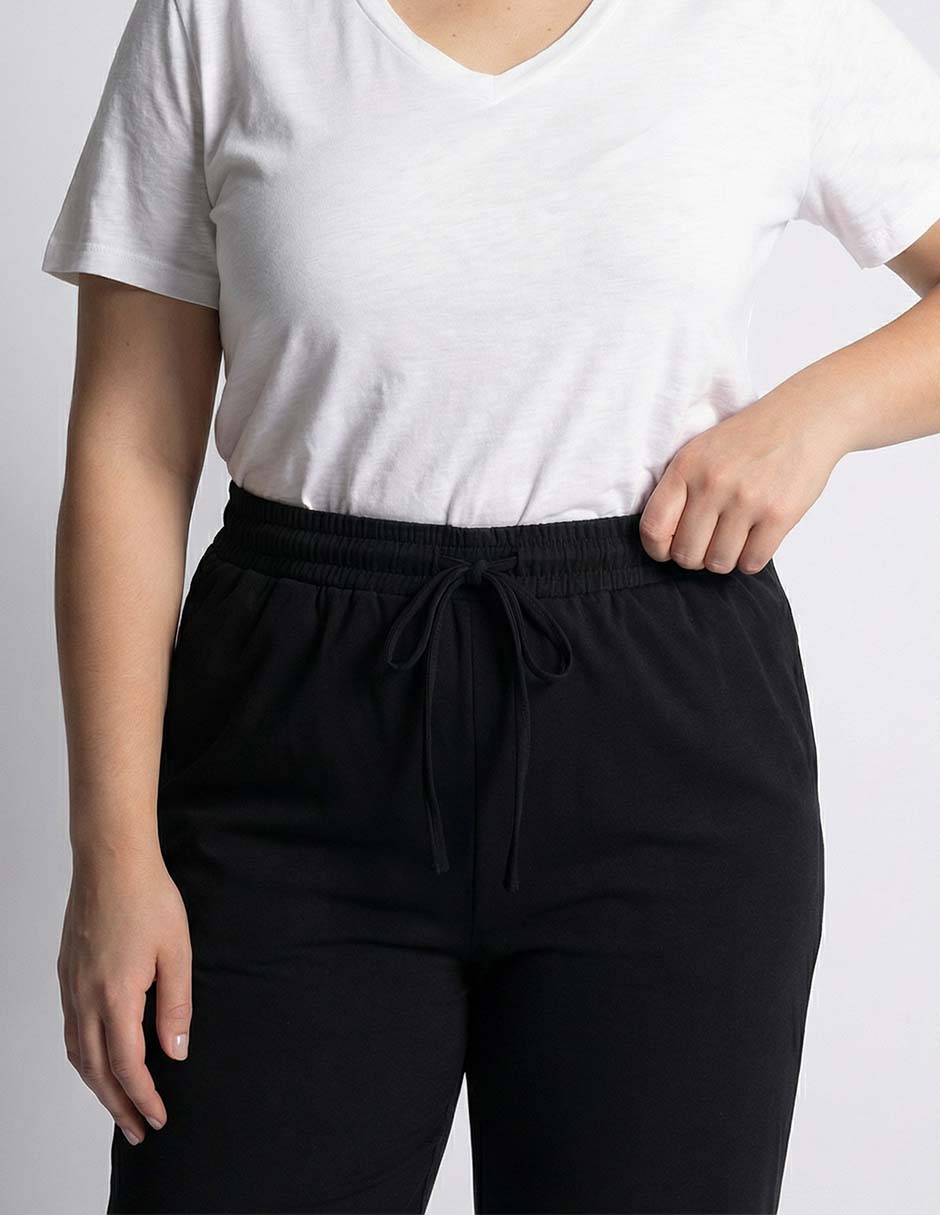 Pantalón straight amplio para mujer 4