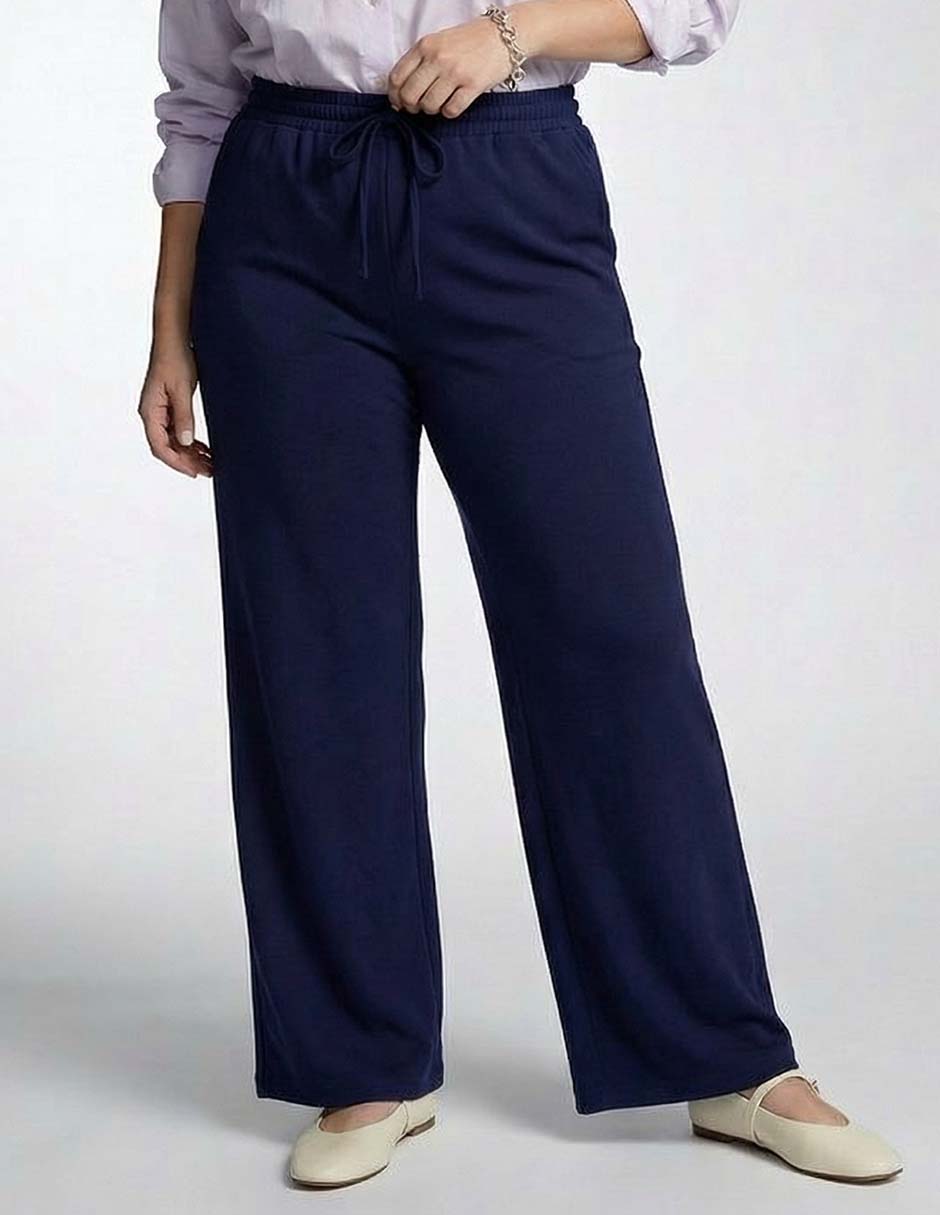 Pantalón straight amplio para mujer Pantalón straight amplio para mujer
