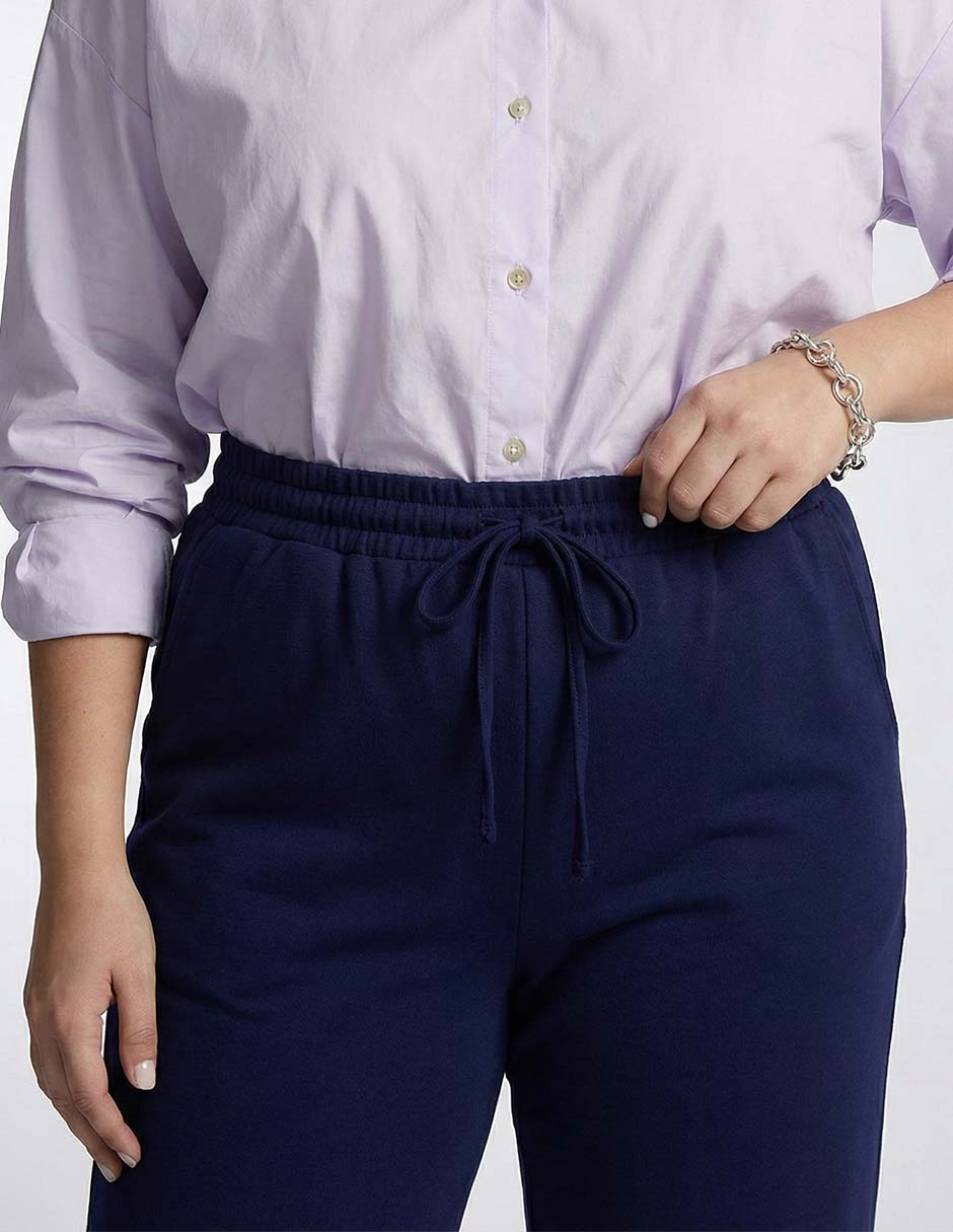 Pantalón straight Davinchy amplio para mujer