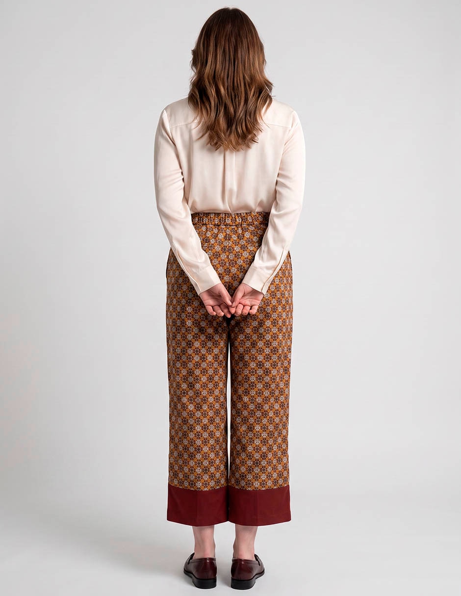 Pantalón relaxed amplio para mujer 3