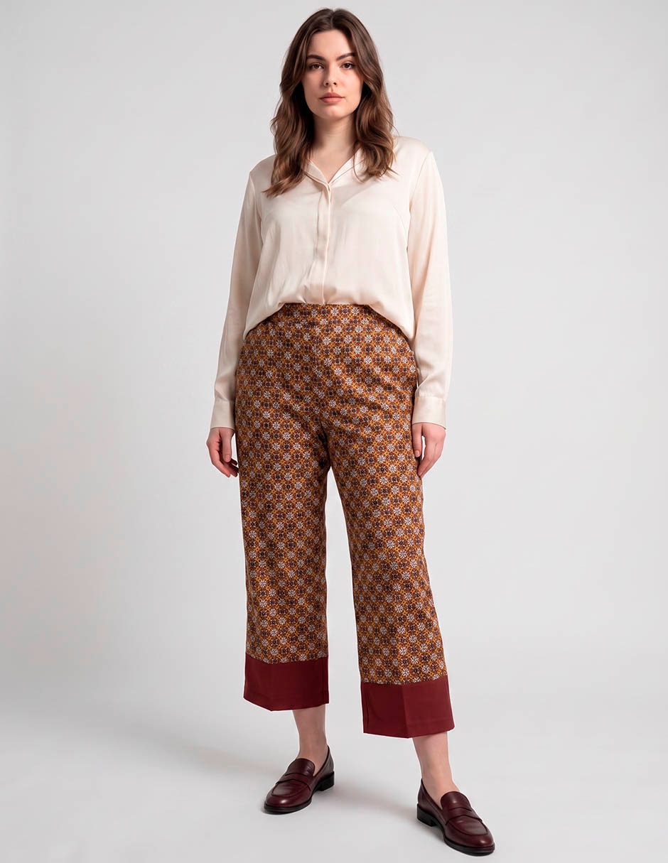 Pantalón relaxed amplio para mujer 2