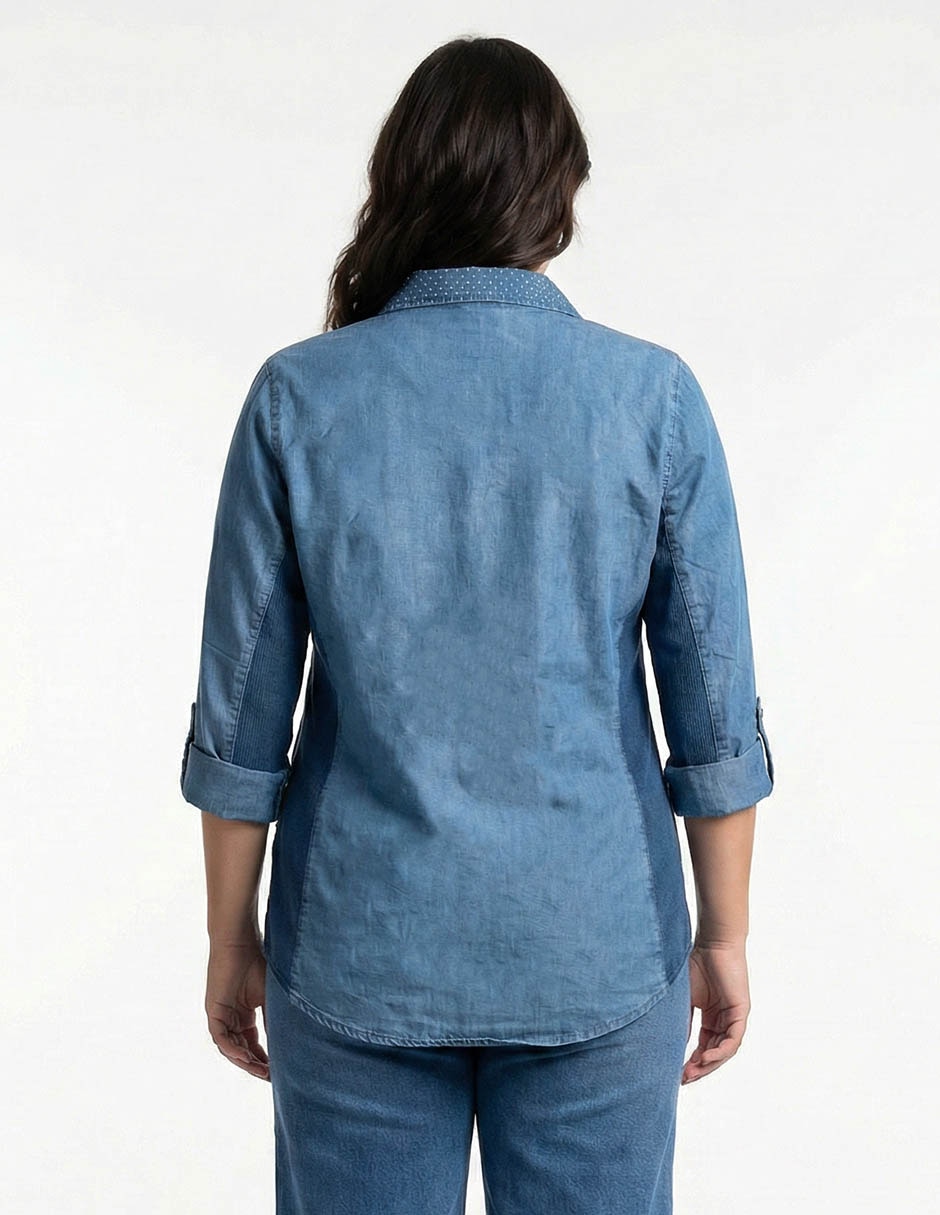 Blusa manga 3/4 para mujer 2