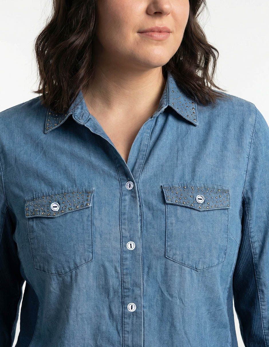 Blusa manga 3/4 para mujer 4