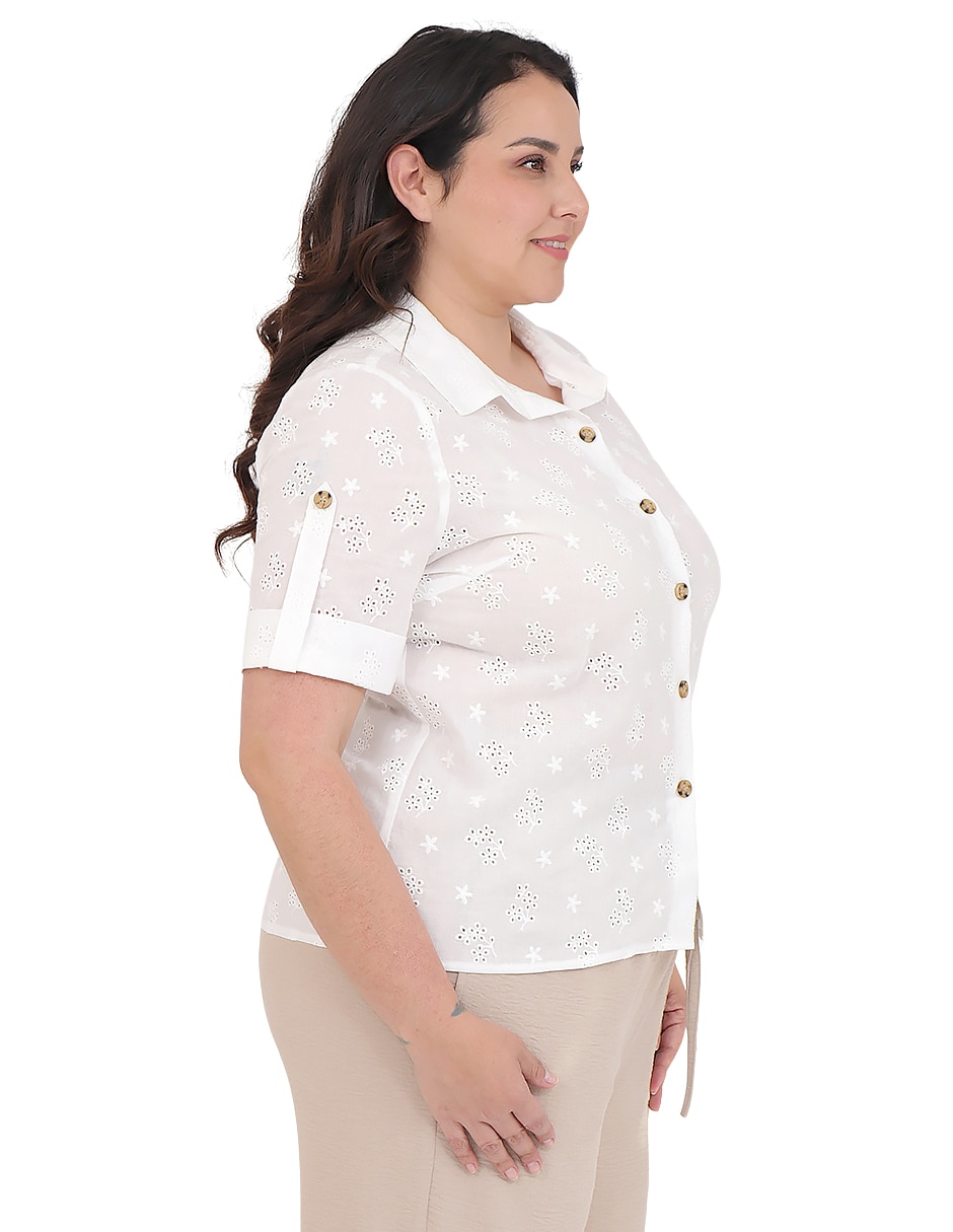 Blusa manga corta para mujer 2