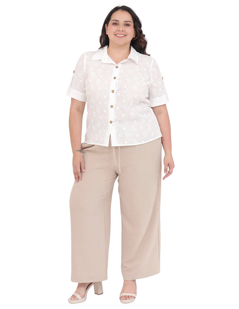 Blusa manga corta para mujer 5