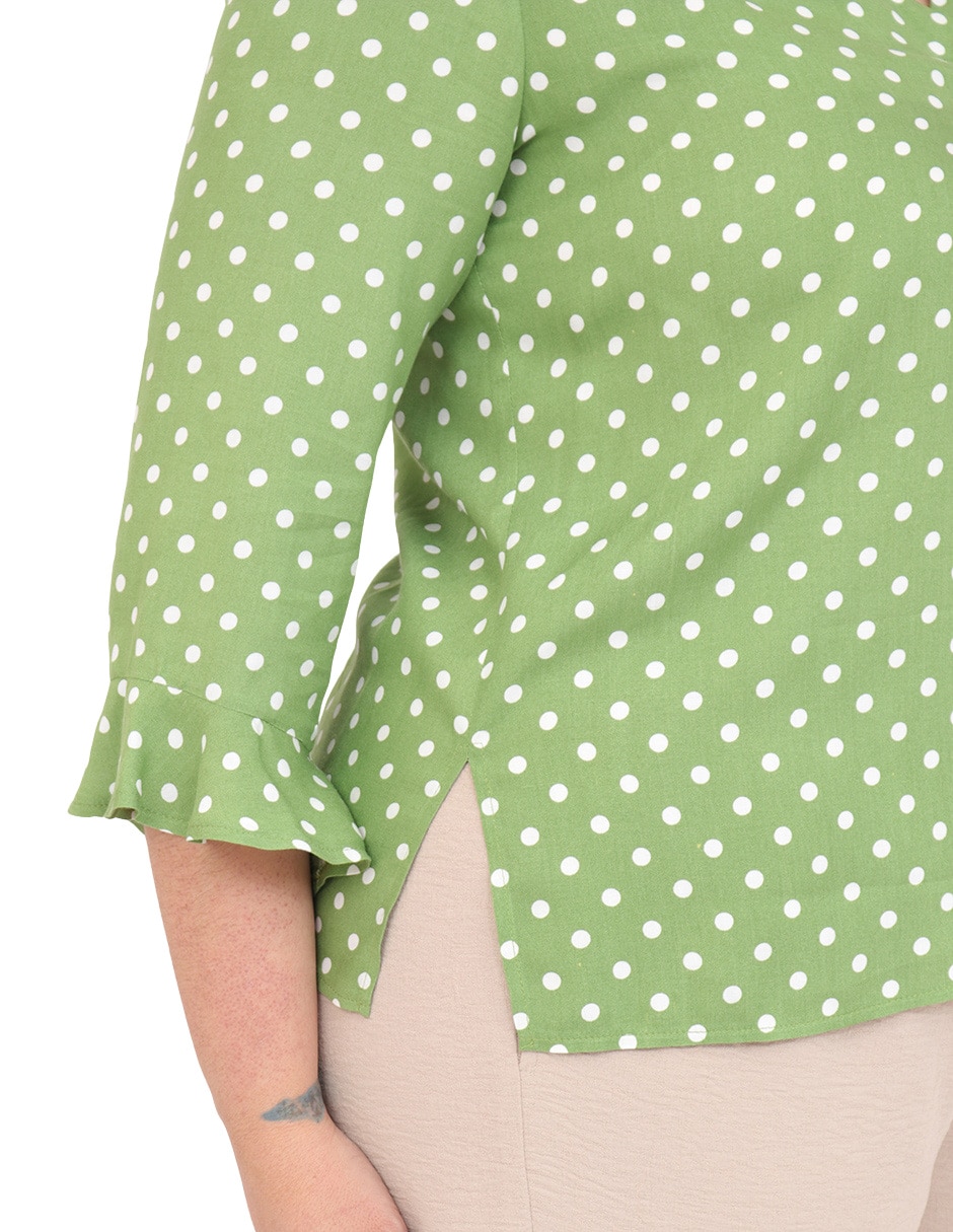 Blusa Cariló manga 3/4 para mujer 4