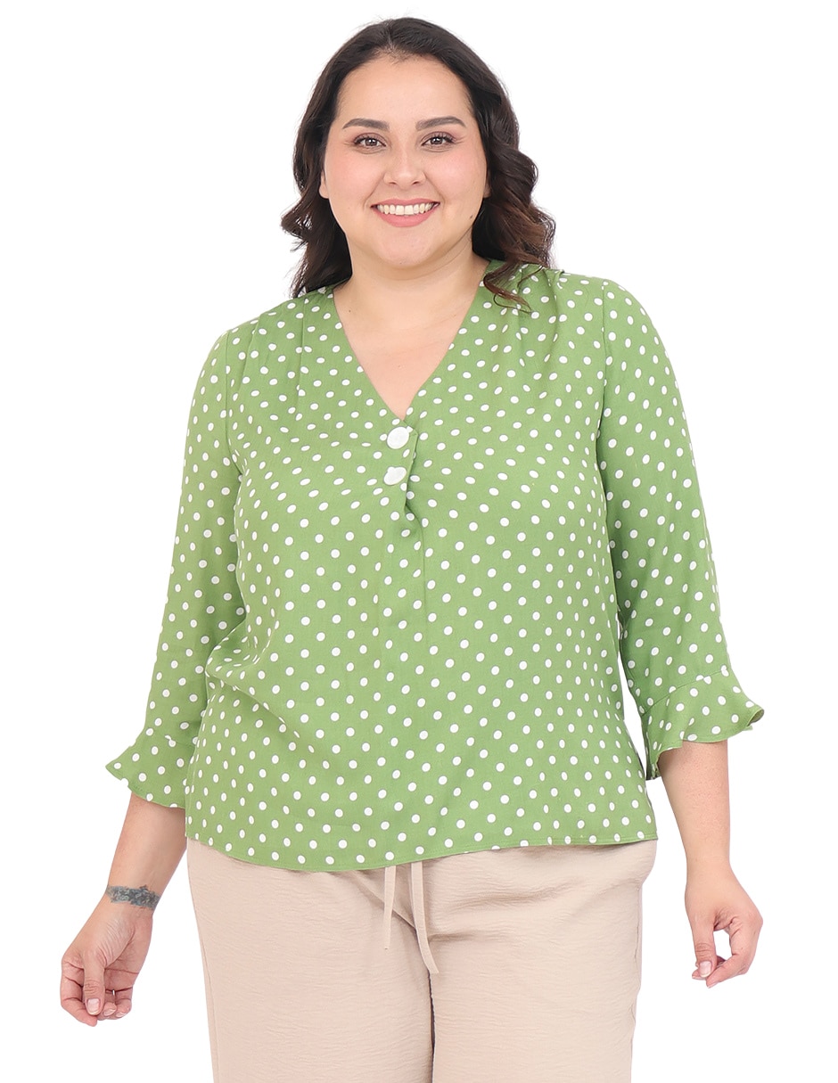 Blusa Cariló manga 3/4 para mujer