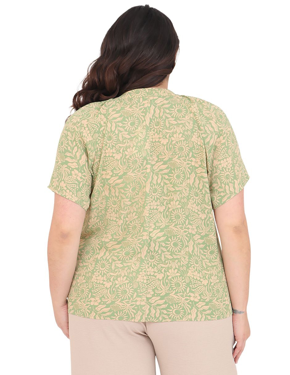 Blusa manga corta para mujer 2