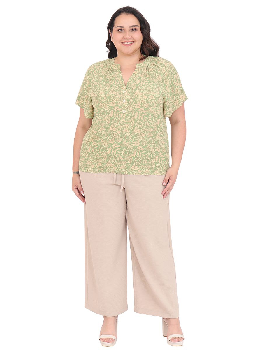 Blusa manga corta para mujer 6