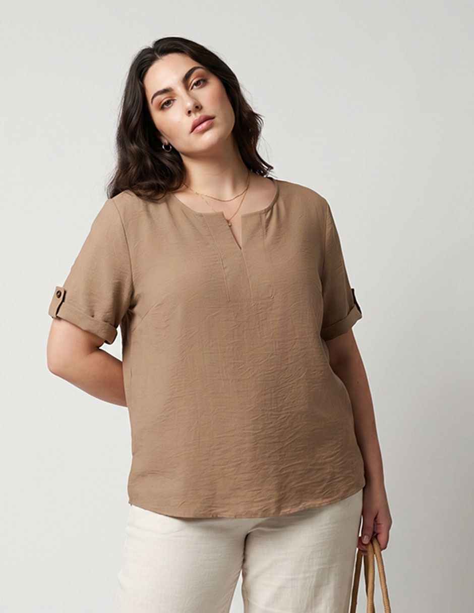 Blusa manga corta para mujer Blusa manga corta para mujer