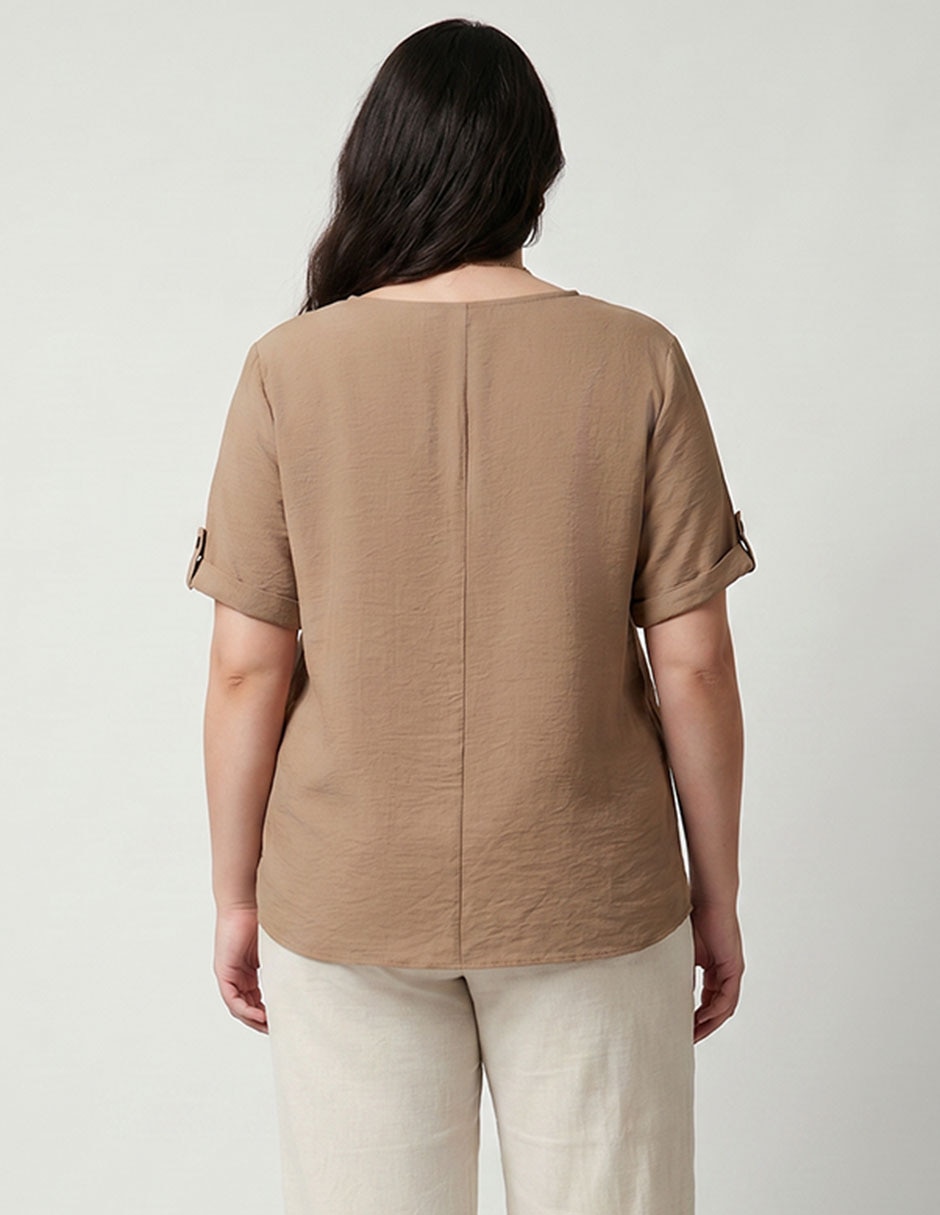 Blusa manga corta para mujer 2