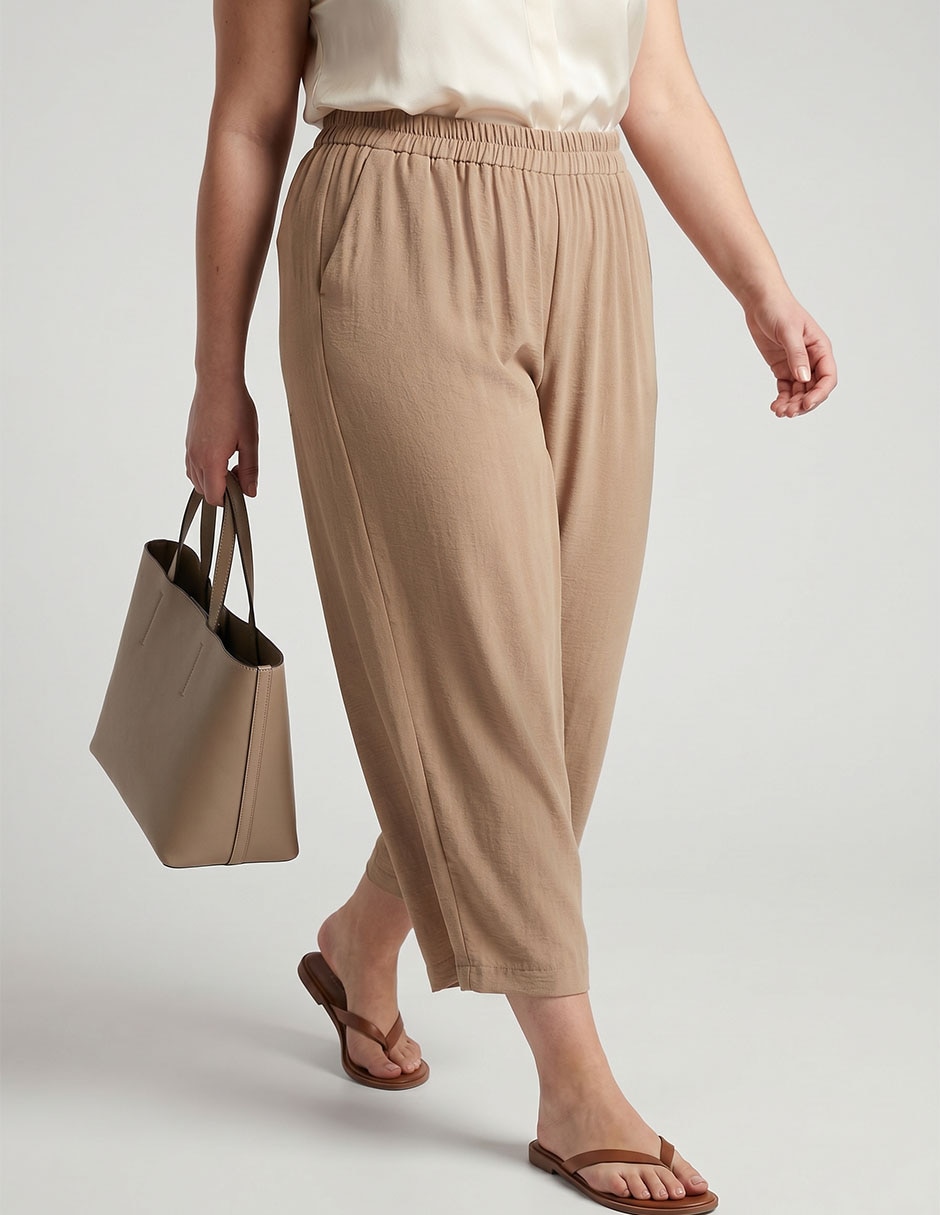 Pantalón relaxed amplio para mujer 3